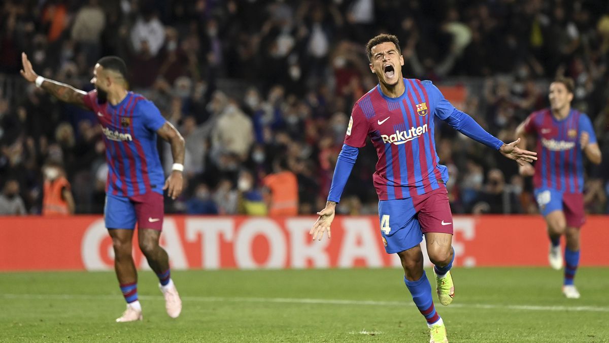 Coutinho anotó ante el Valencia