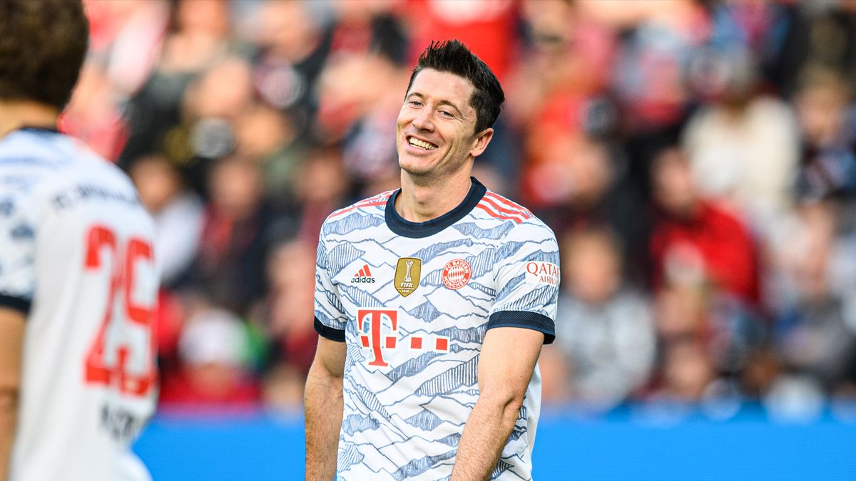 Lewandowski, durante un partido en la Bundesliga