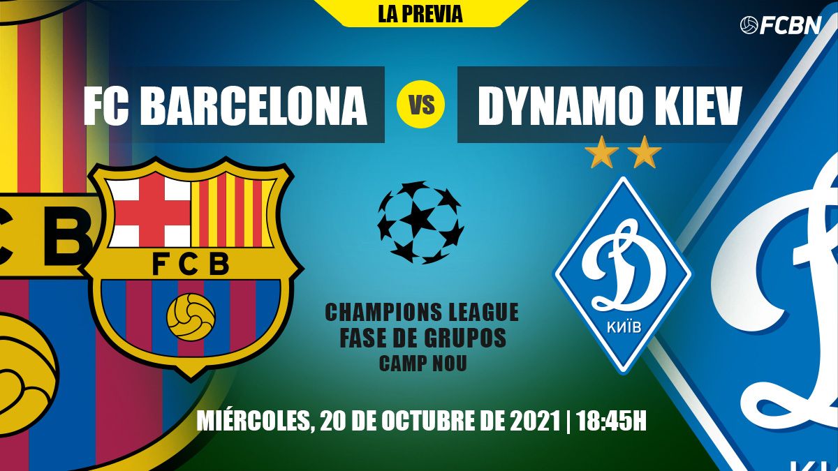 Previous of the FC Barcelona-Dynamo Kiev