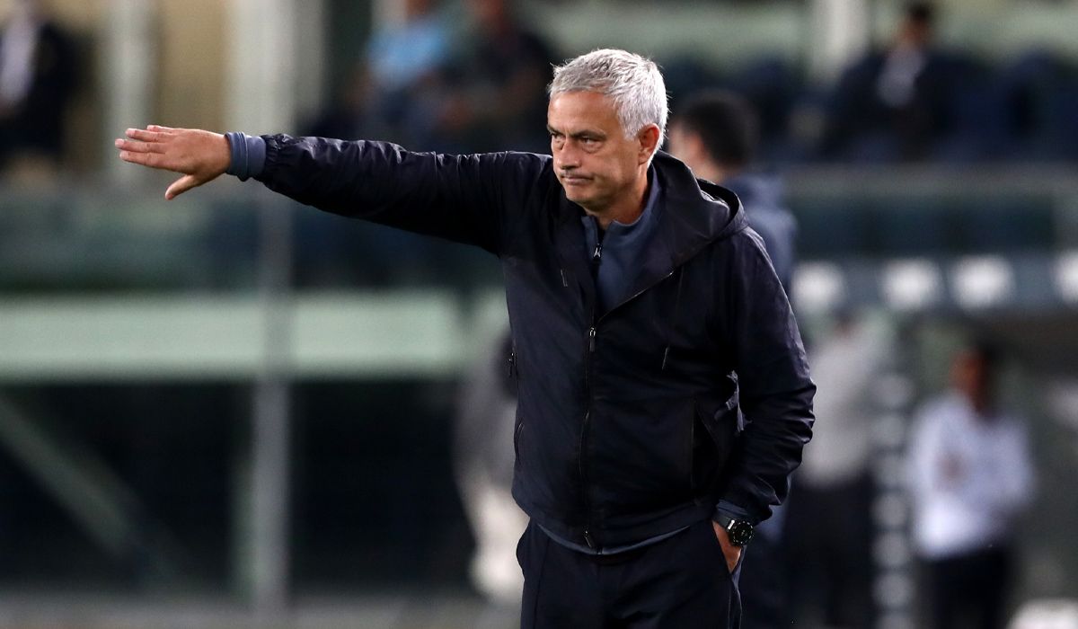 Mourinho, trainer of the Rome