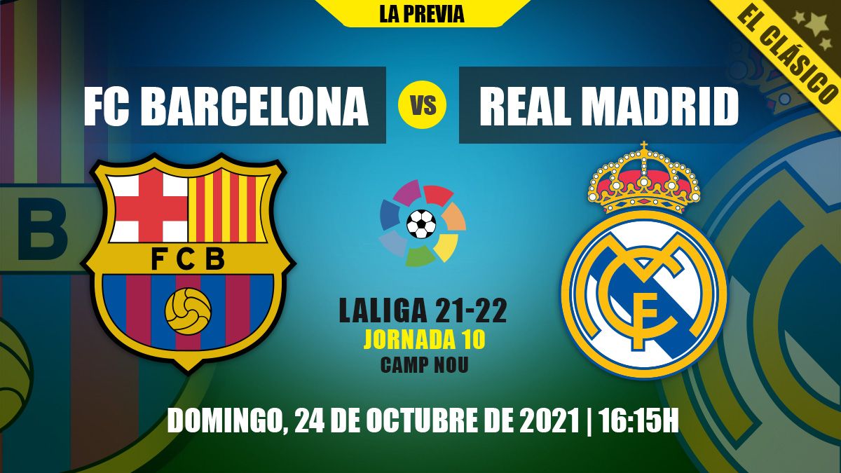 Previa del FC Barcelona-Real Madrid de LaLiga