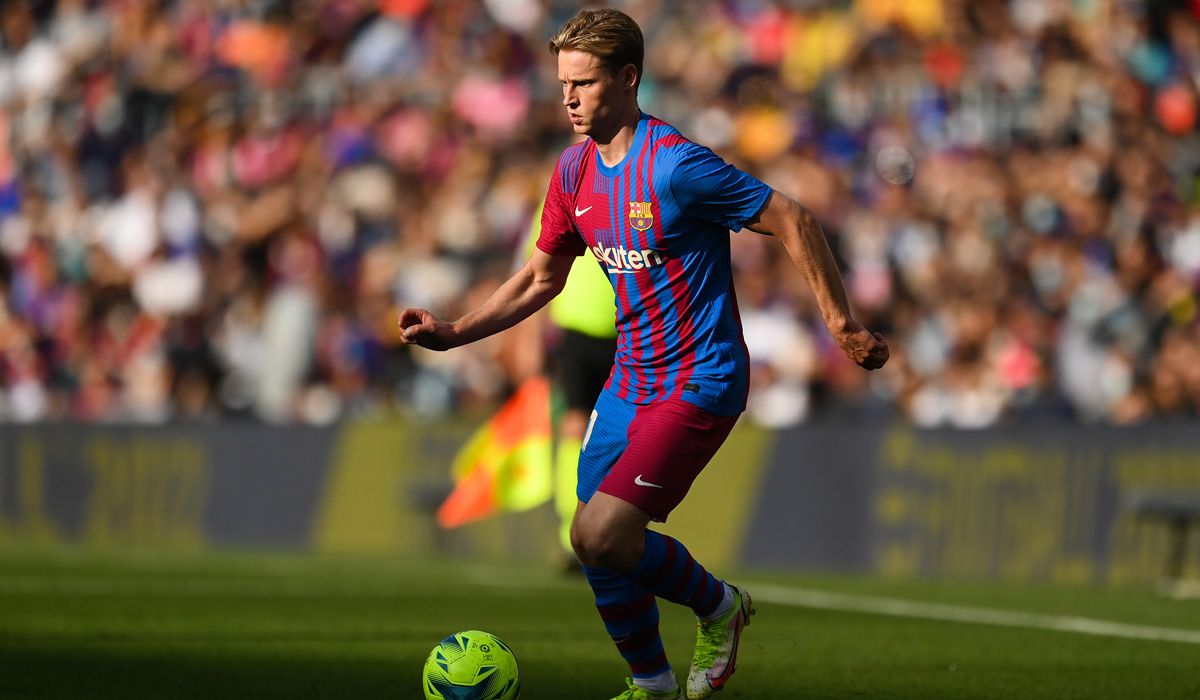 Frenkie Of Jong during the classical Barça-Madrid