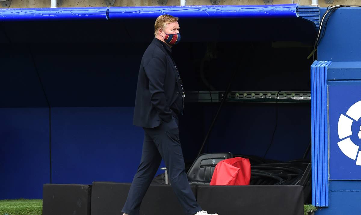 Ronald Koeman, in a party like trainer of the Barça