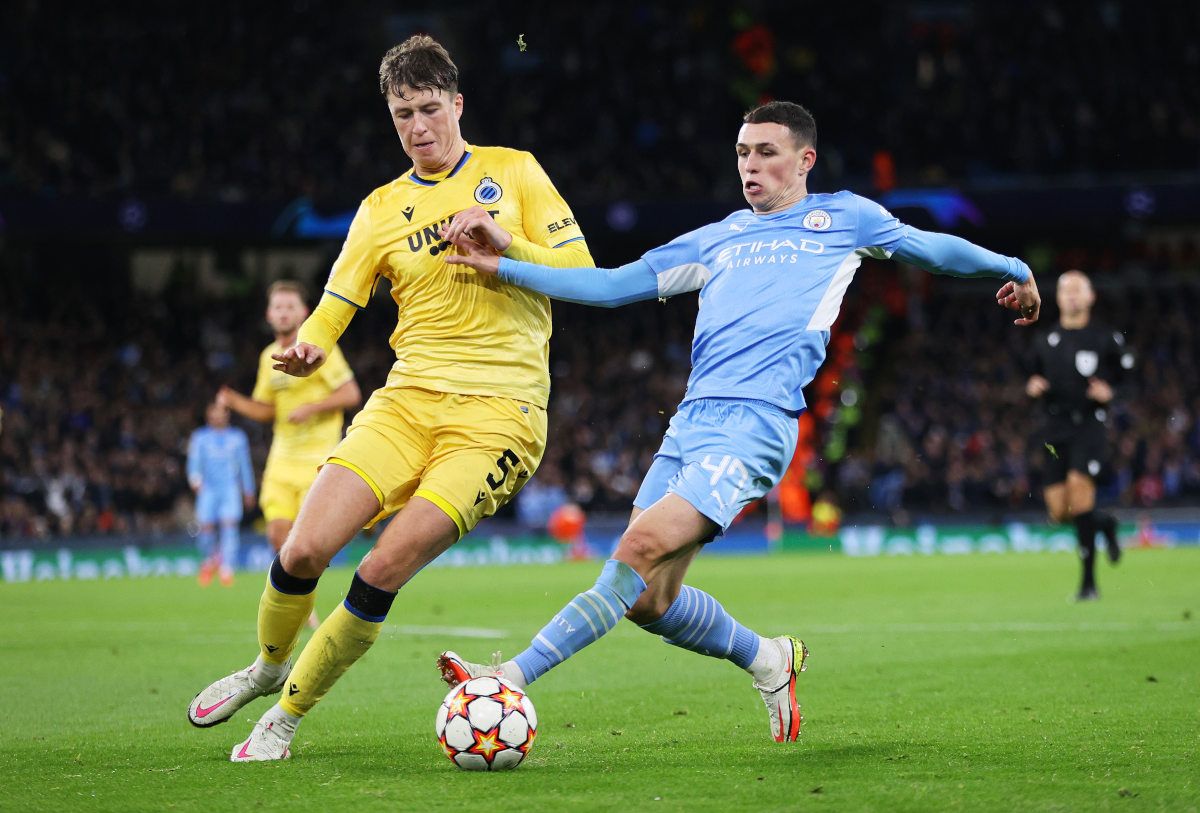 Phil Foden In the party of the City and the Witches