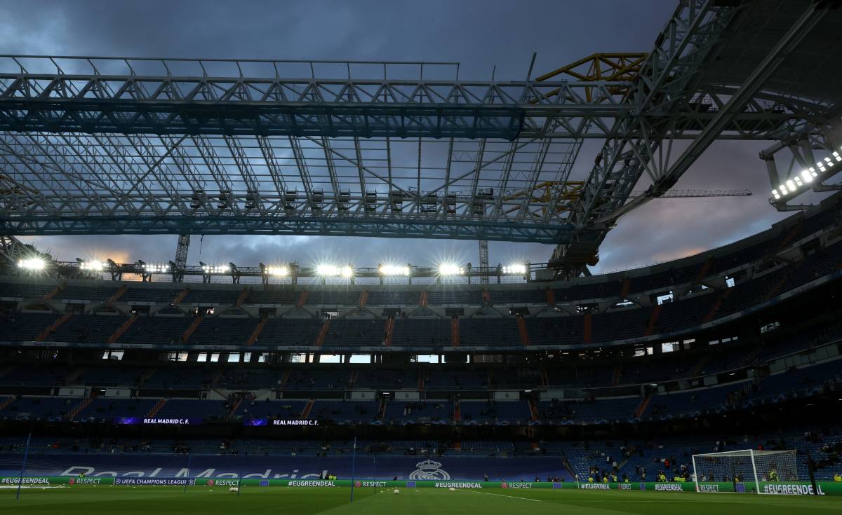 Stadium Santiago Bernabéu, house of the Real Madrid