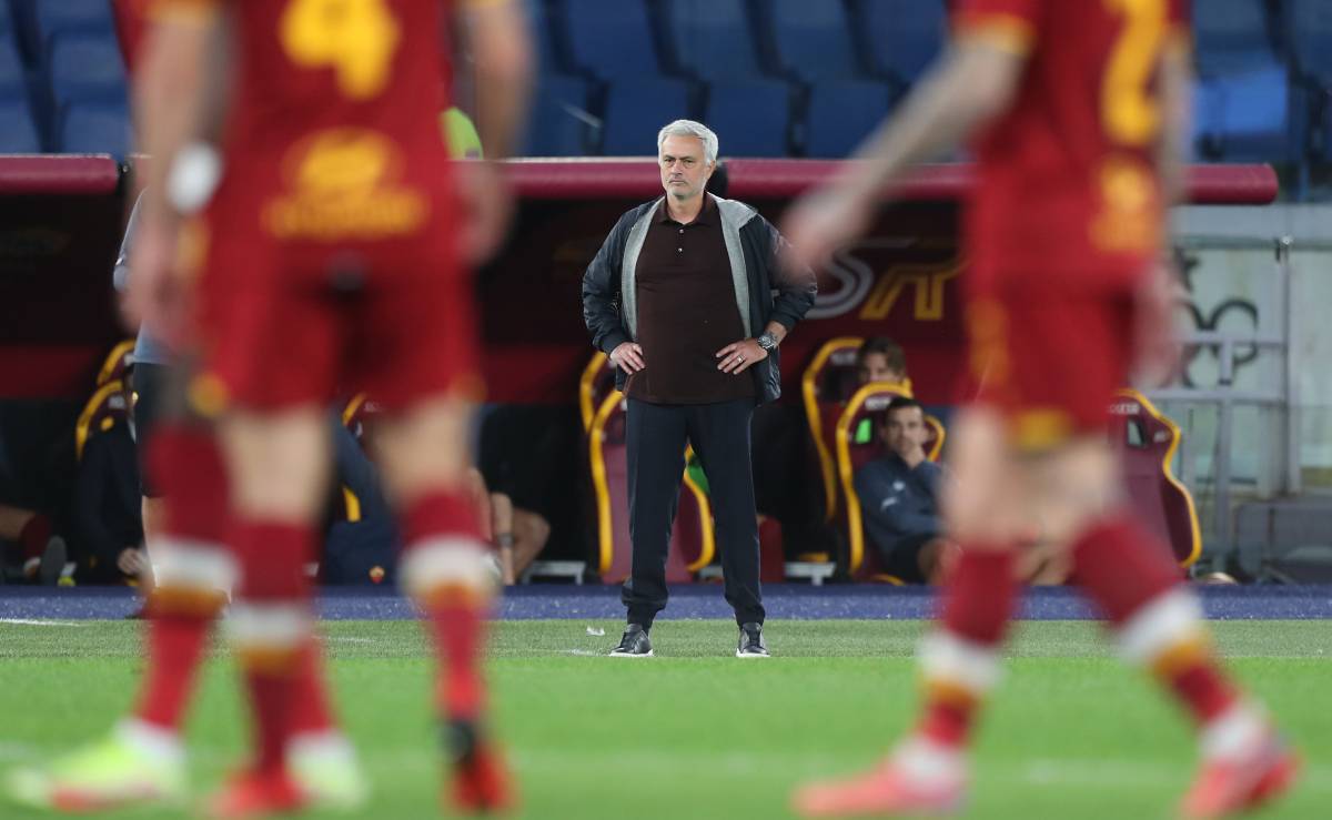 Jose Mourinho, entrenador de la AS Roma