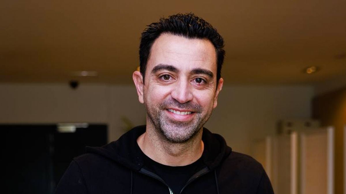 Xavi Hernández in the installations of the FC Barcelona (Image: @FCBarcelona_is in Twitter)