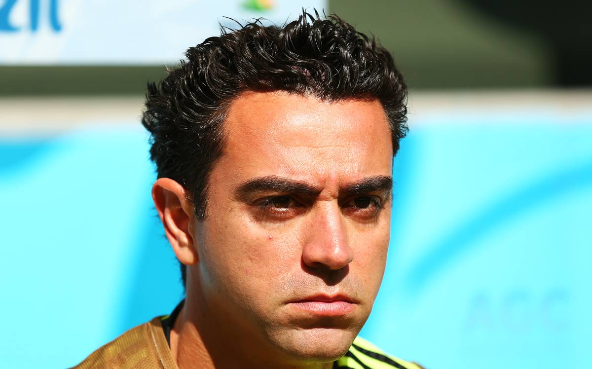 Xavi Hernández in an image of archive