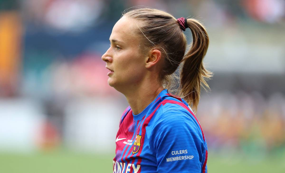 Caroline Graham Hansen, player of the Barça Feminine