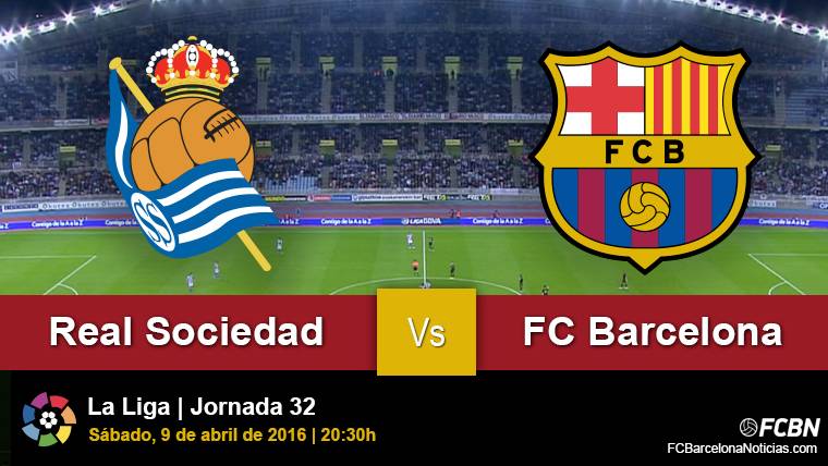 Previous of the party Real Sociedad-FC Barcelona