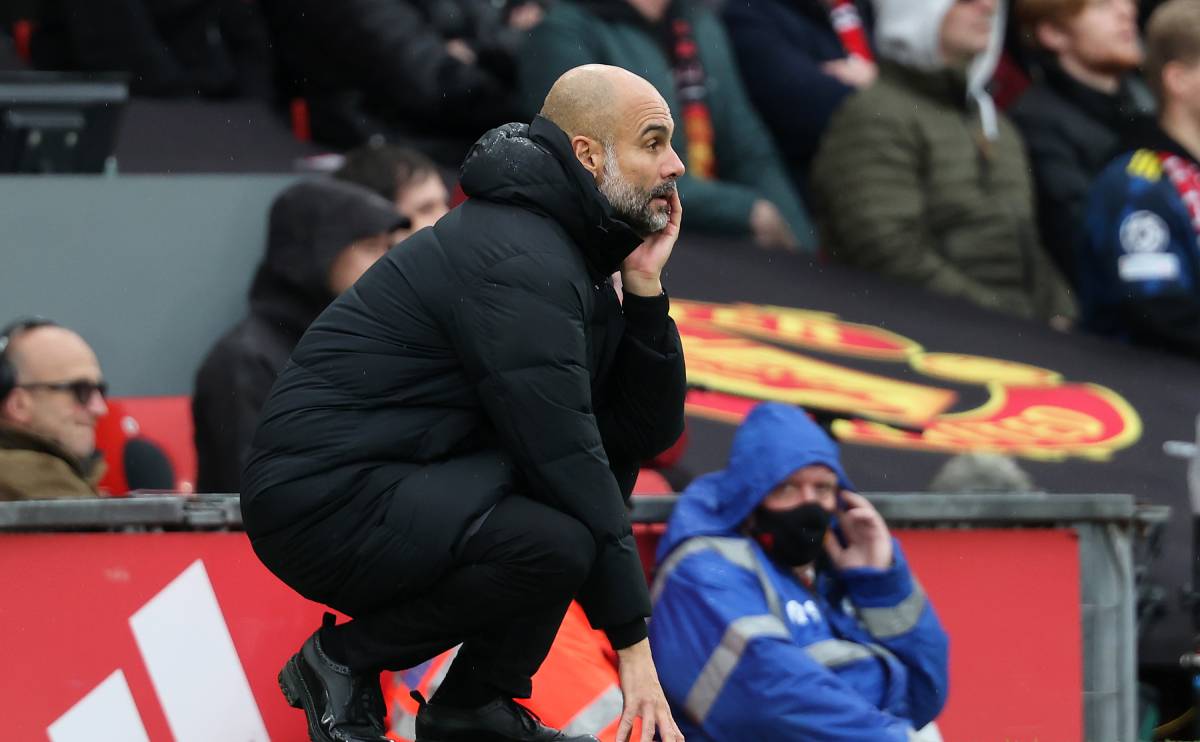 Pep Guardiola, trainer of the Manchester City