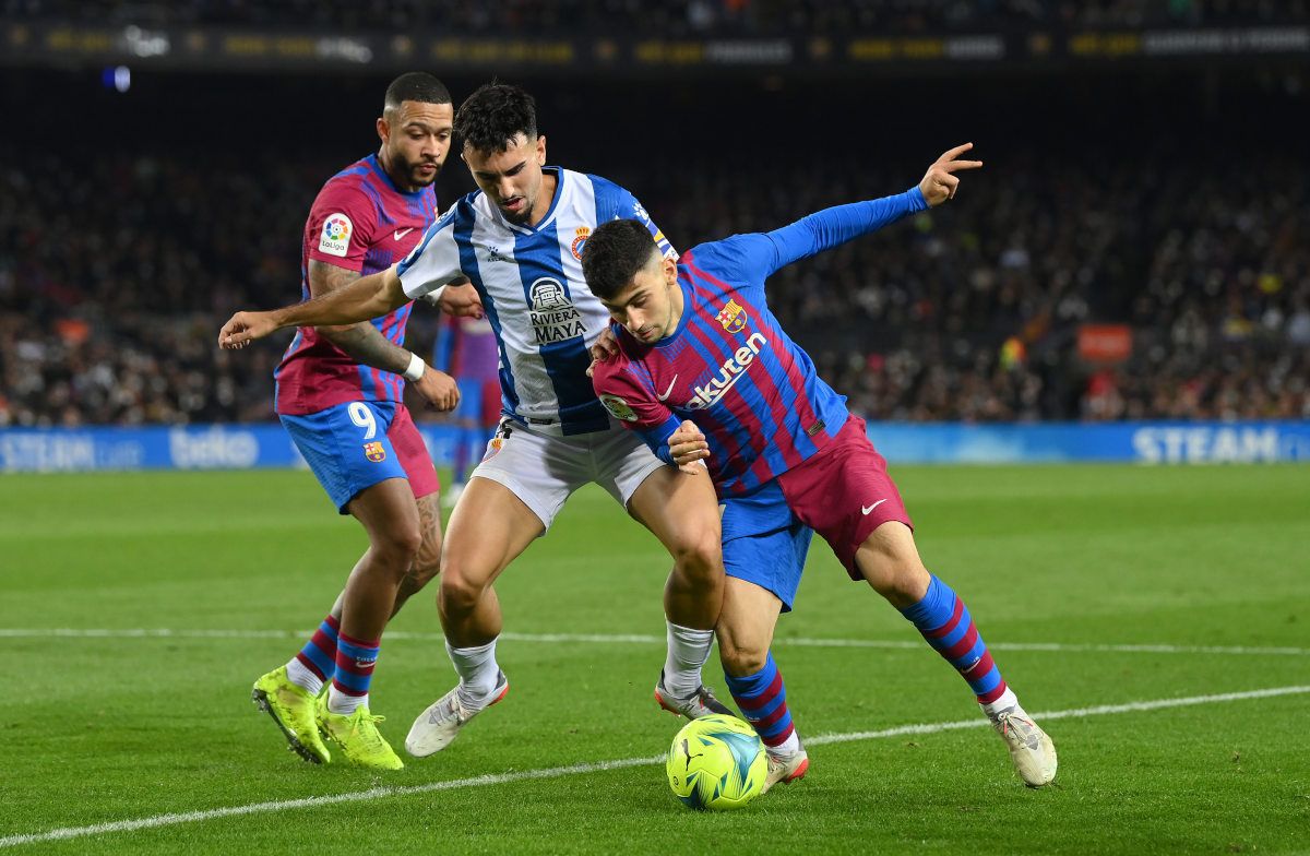 Memphis Depay In the meeting against the Espanyol