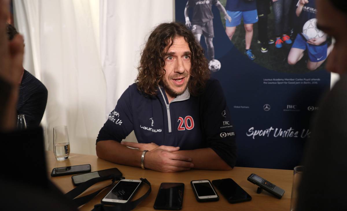 Carles Puyol, ex player of the FC Barcelona