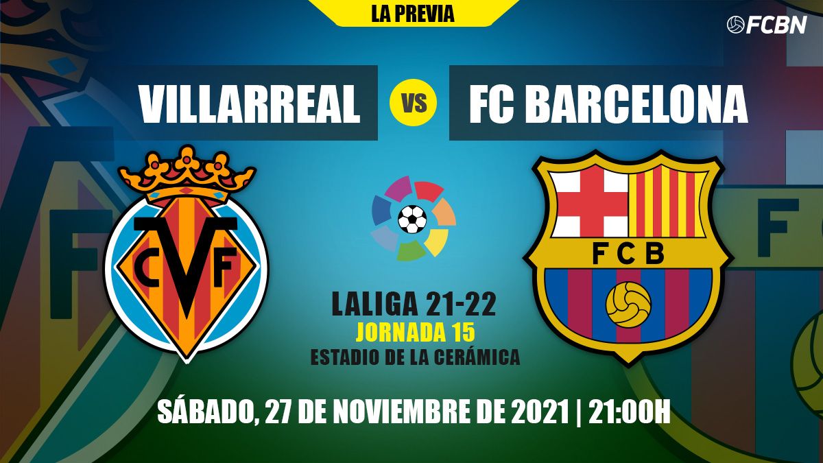 Previous of the Villarreal-FC Barcelona of LaLiga