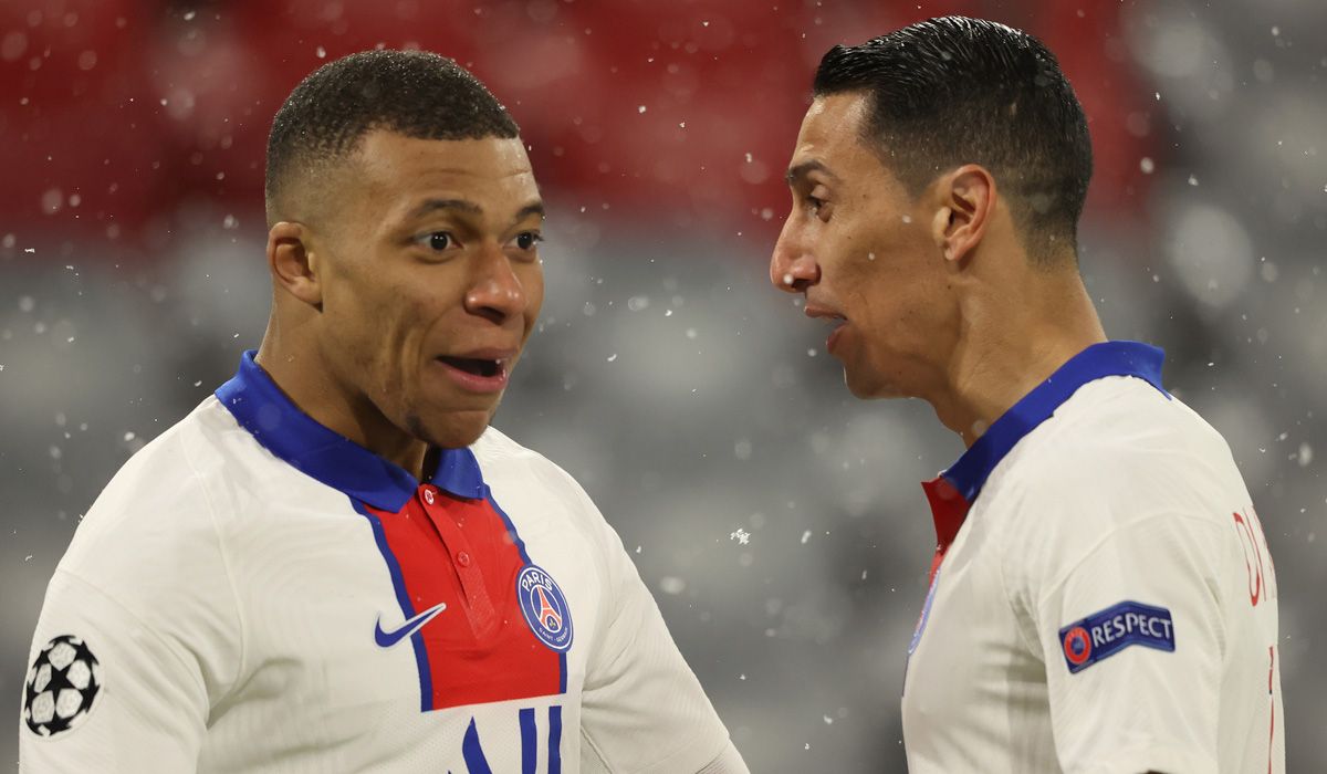 Kylian Mbappé And Ángel Gave María, celebrate a so much with the PSG