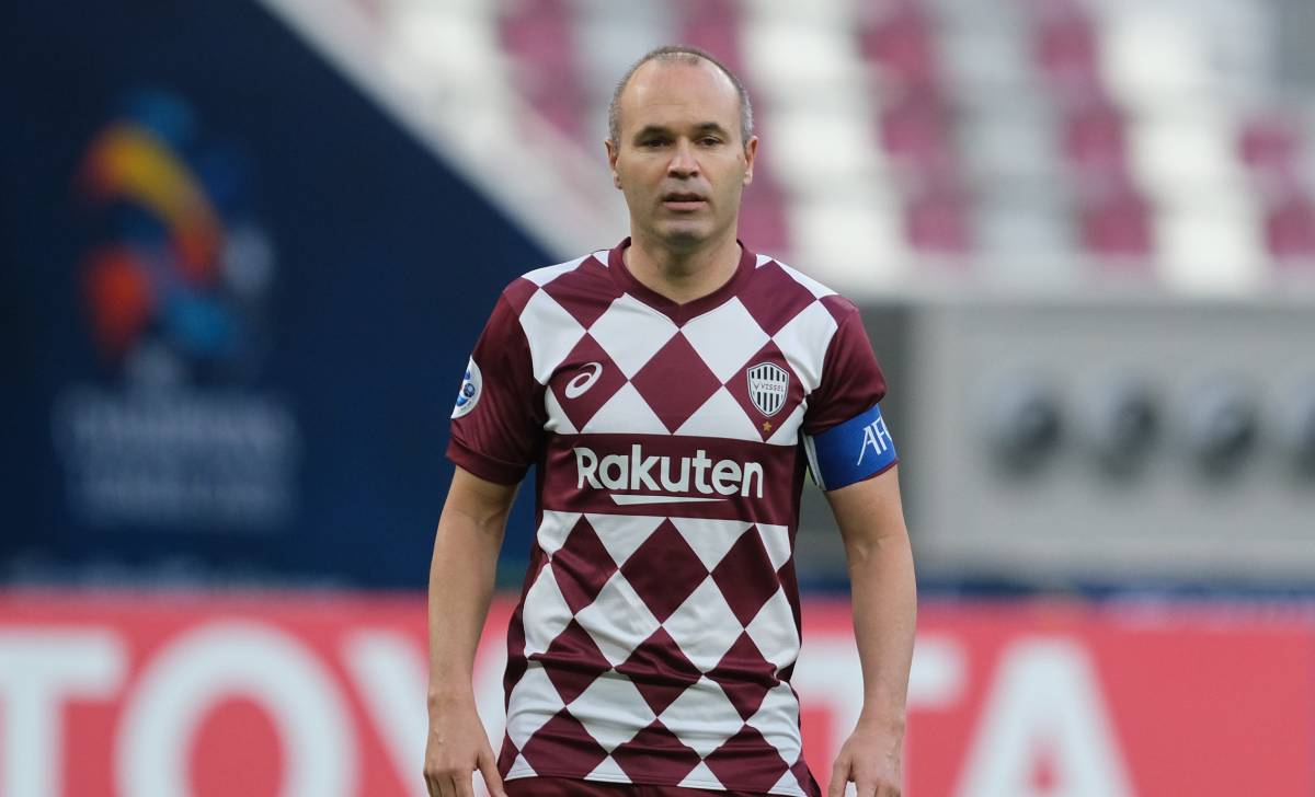 Andrés Iniesta, jugador del Vissel Kobe