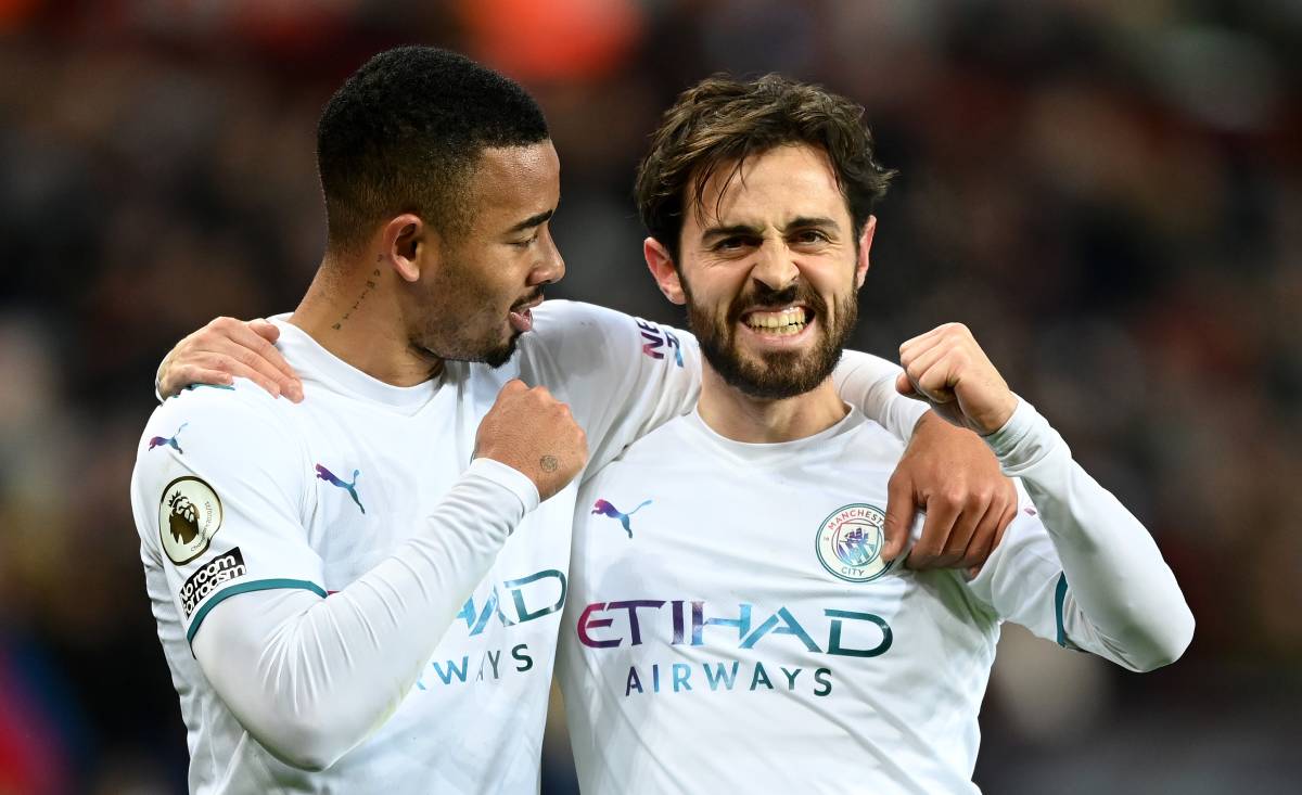Bernardo Silva, clave en la victoria del City frenter al Aston Villa