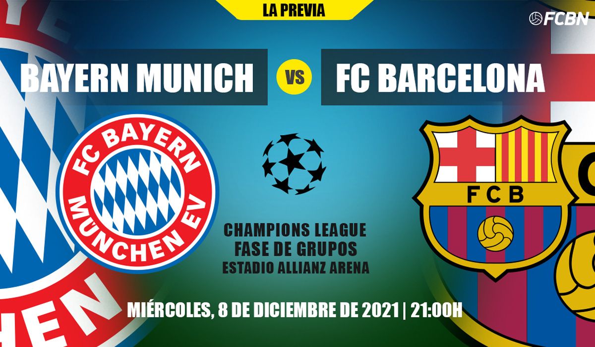 Previa del compromiso entre el Bayern Múnich y el FC Barcelona por Champions League