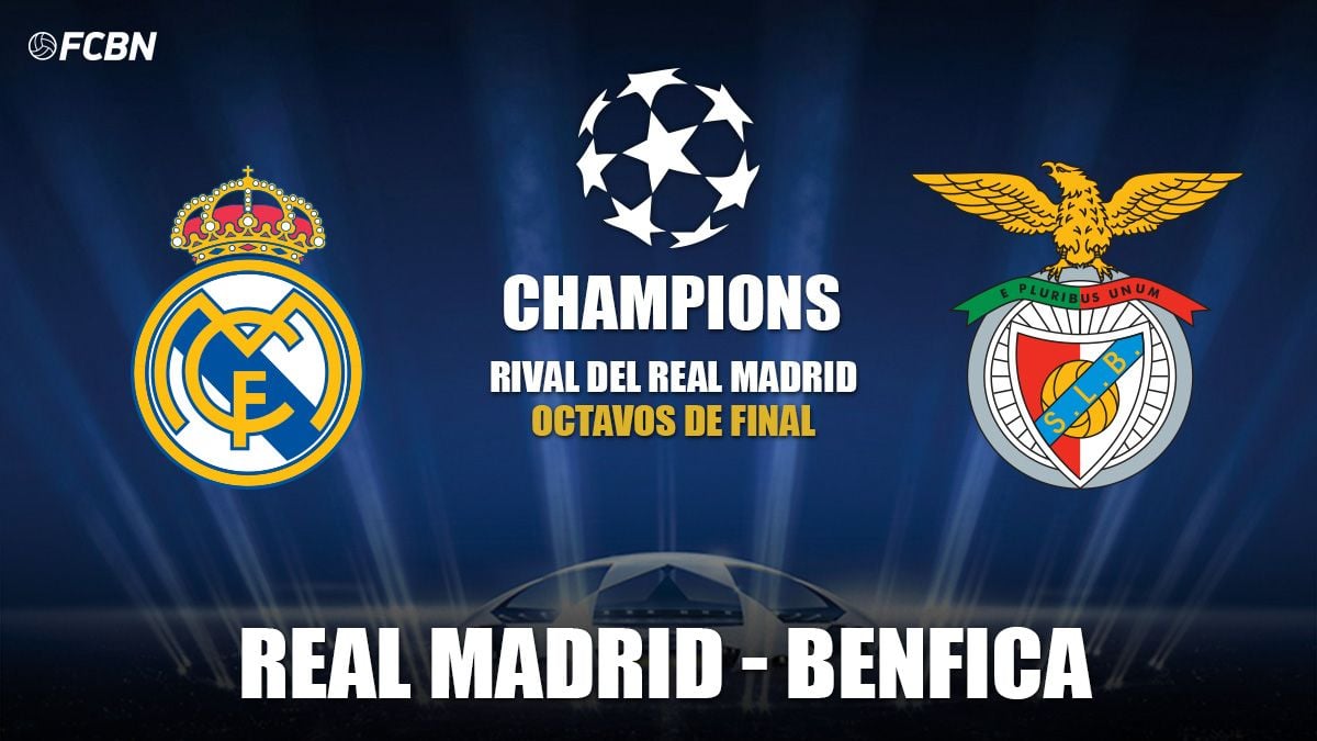 Real Madrid and Benfica will cross  in eighth