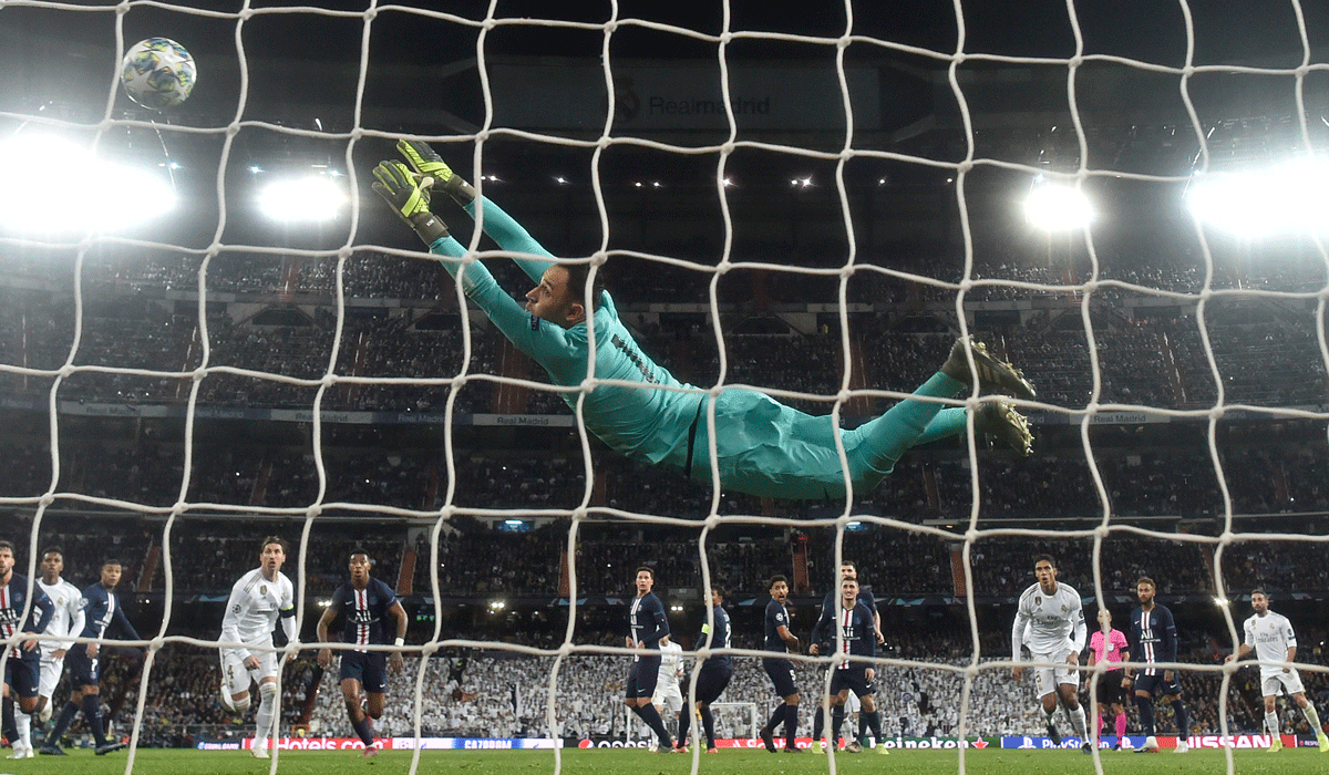 Real Madrid-Paris Saint-Germain durante un compromiso de Champions League