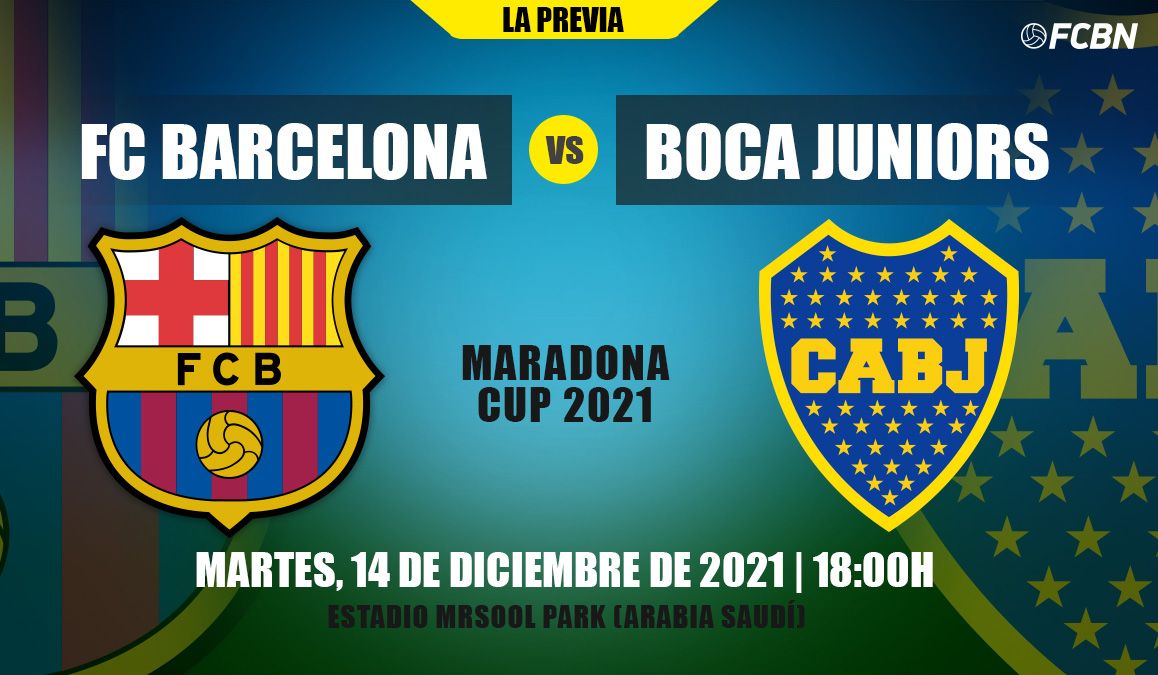 The FC Barcelona and Mouth Juniors will confront  in friendly by the Glass Maradona