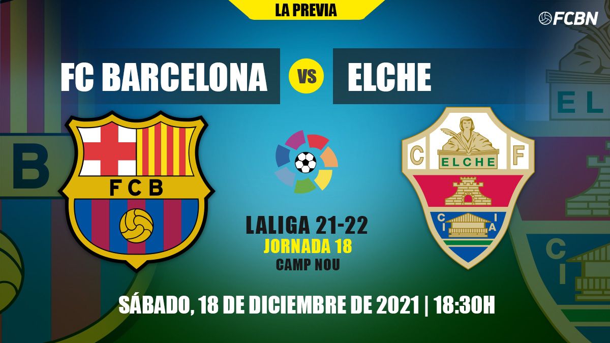 Previous of the FC Barcelona-Elche of LaLiga