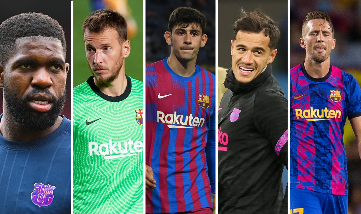 The players for the 'Operation Gone out' of the Barça