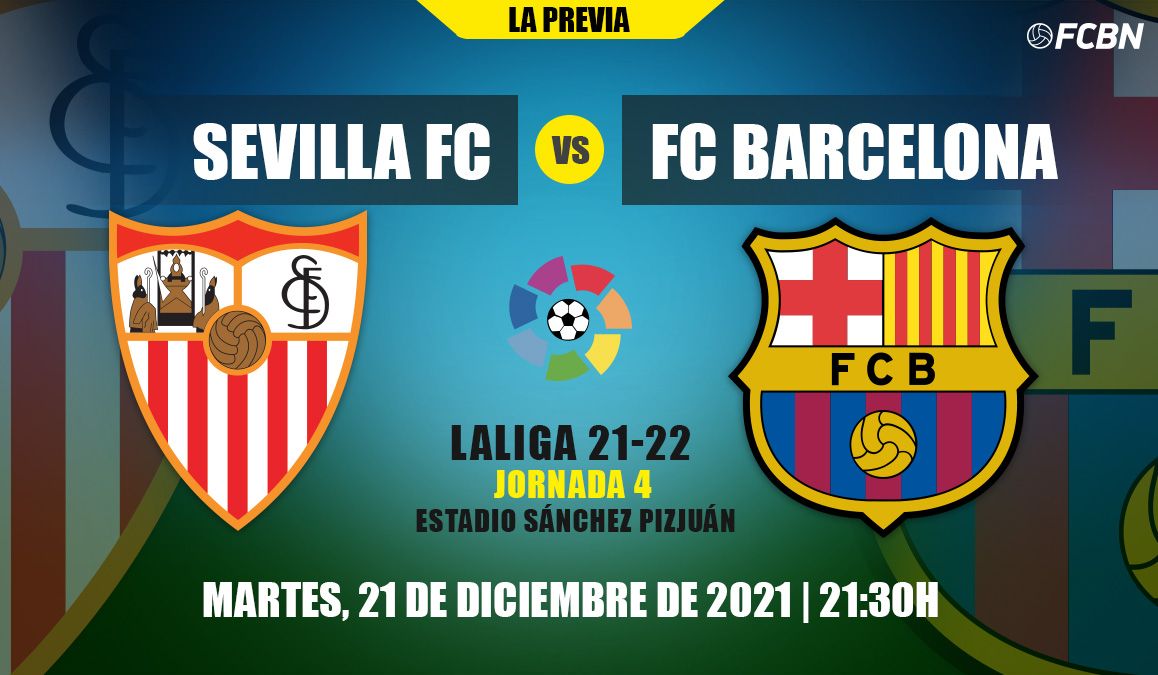 Previa del compromiso Sevilla-FC Barcelona, correspondiente a la jornada 4 de LaLiga