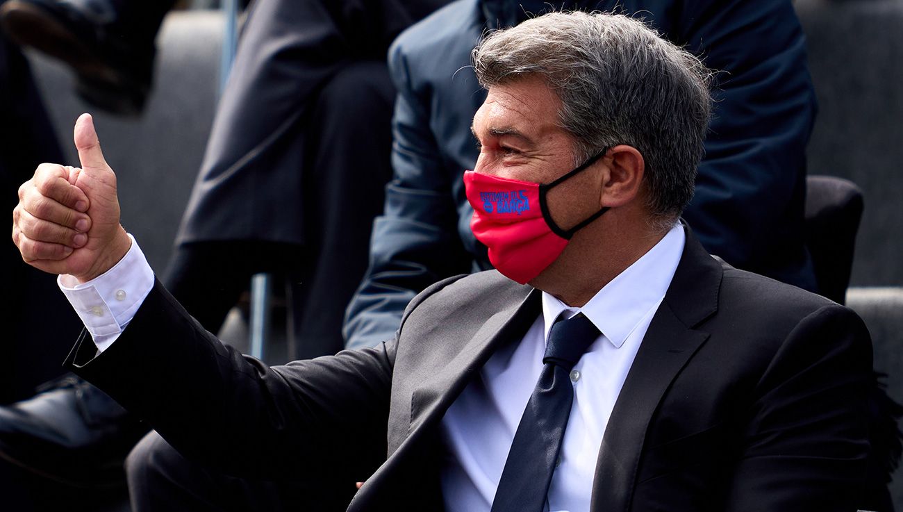 Joan Laporta greeting