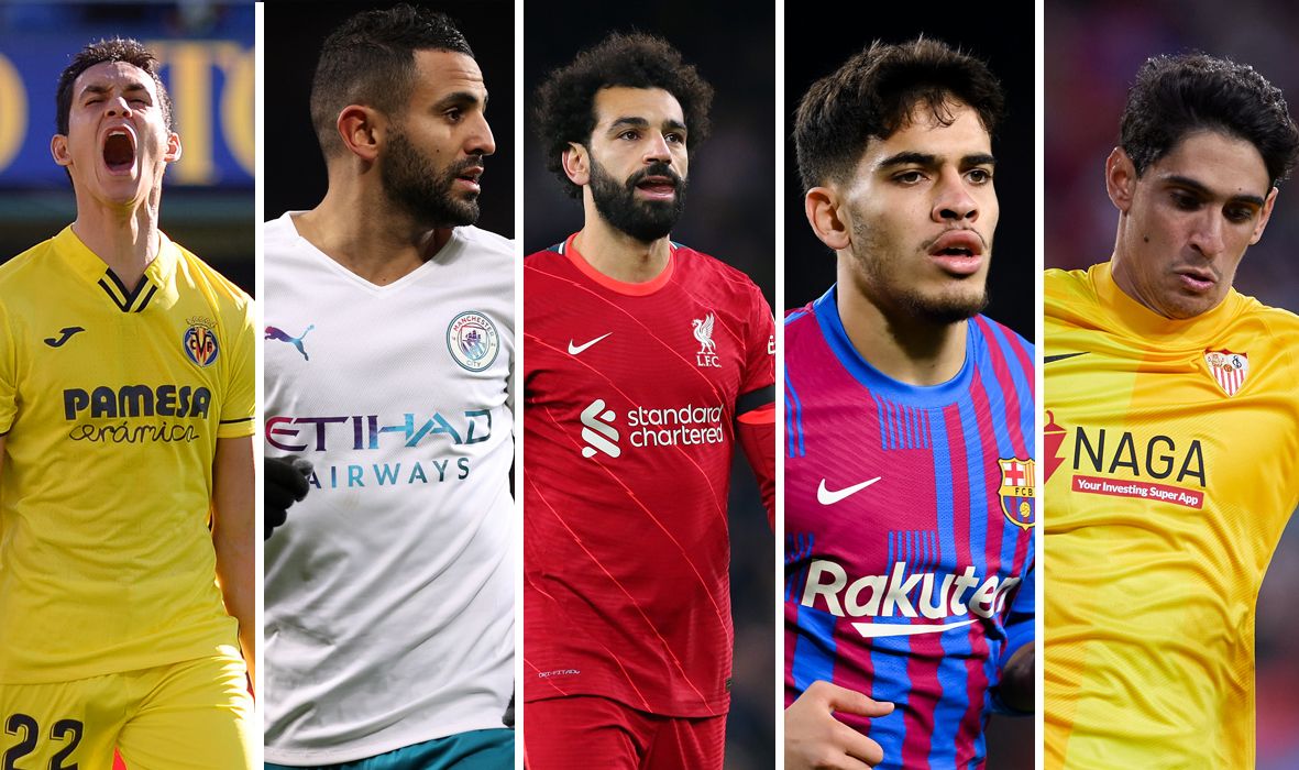 Players of Premier League and LaLiga that will contest the Glass of Africa