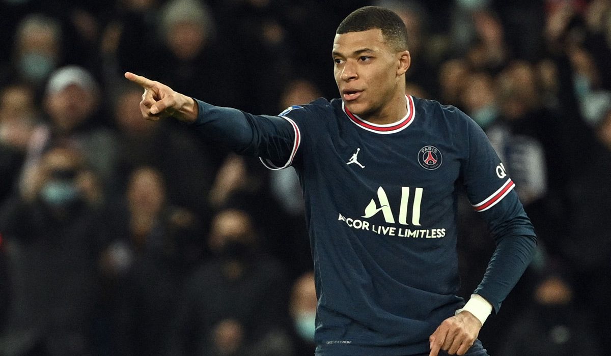 Kylian Mbappé, during a commitment with the PSG