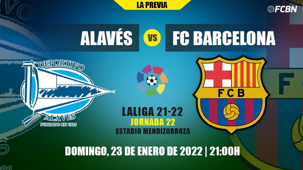 Previa del Deportivo Alavés-FC Barcelona de LaLiga