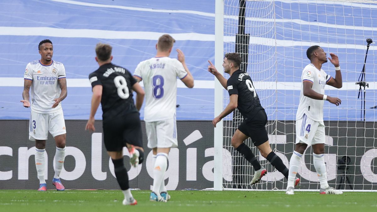 Lucas Boyé celebrando su gol ante el Real Madrid