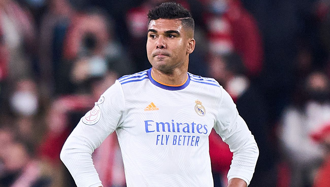 Casemiro against Athletic for the Copa del Rey