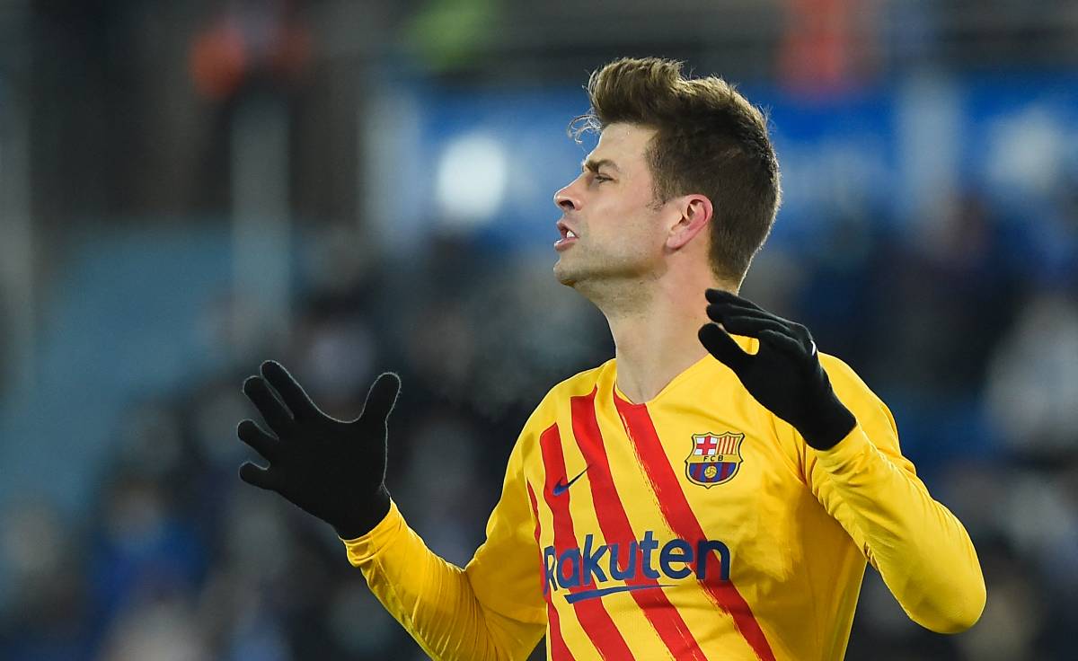 Gerard Hammered, during the Alavés-Barça