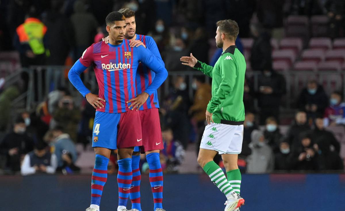 I hammered and Araújo after the Barça-Betis