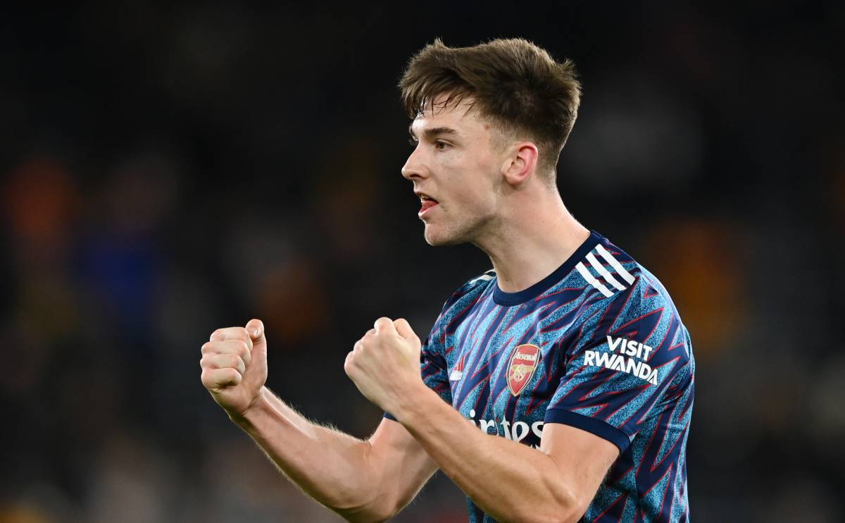 Kieran Terney, en el Wolves-Arsenal