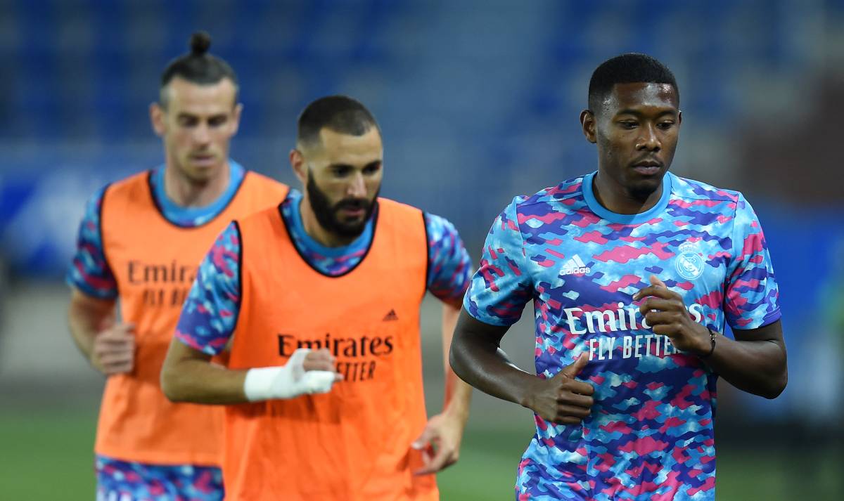 Bale, Benzema and Alaba heat with the Real Madrid
