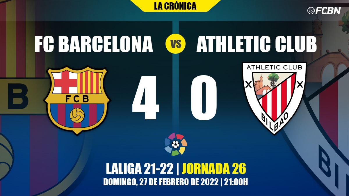 Un triunfo de oro! El Barça aplasta al Athletic (4-0) y firme en LaLiga