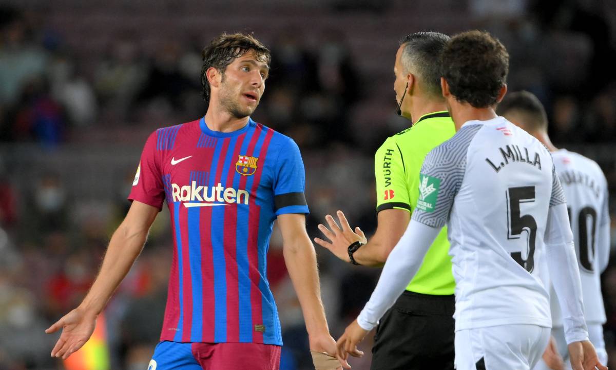 Sergi Roberto, en un partido ante el Granada