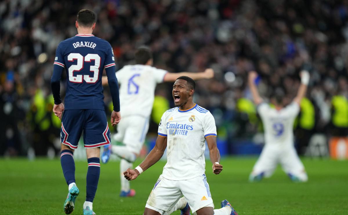 David Praises celebrates the pass of the Madrid to the quarter-finals