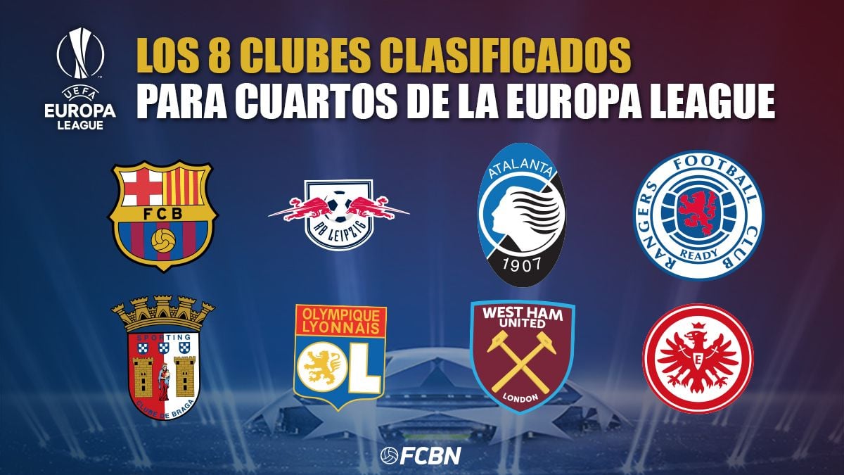 Clasificados a los cuartos de la Europa League