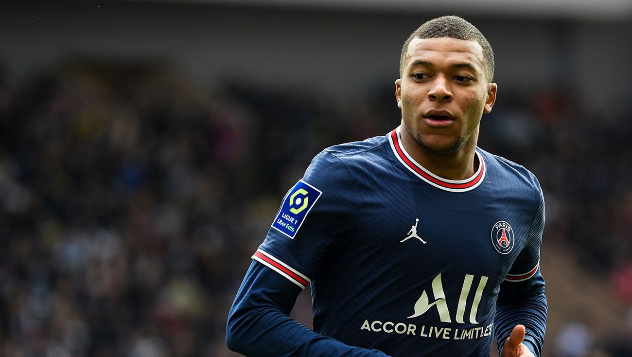 Kylian Mbappe con el PSG