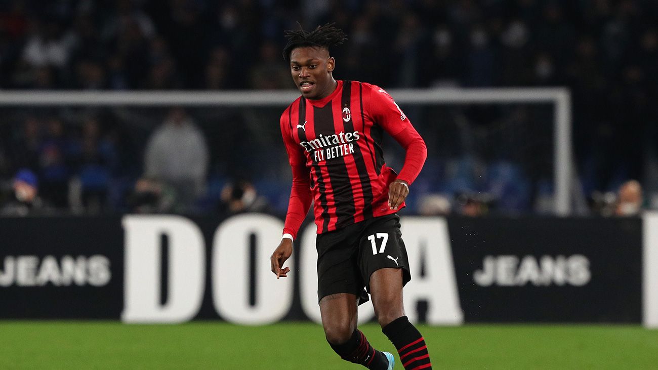 Rafael Leao with Milan