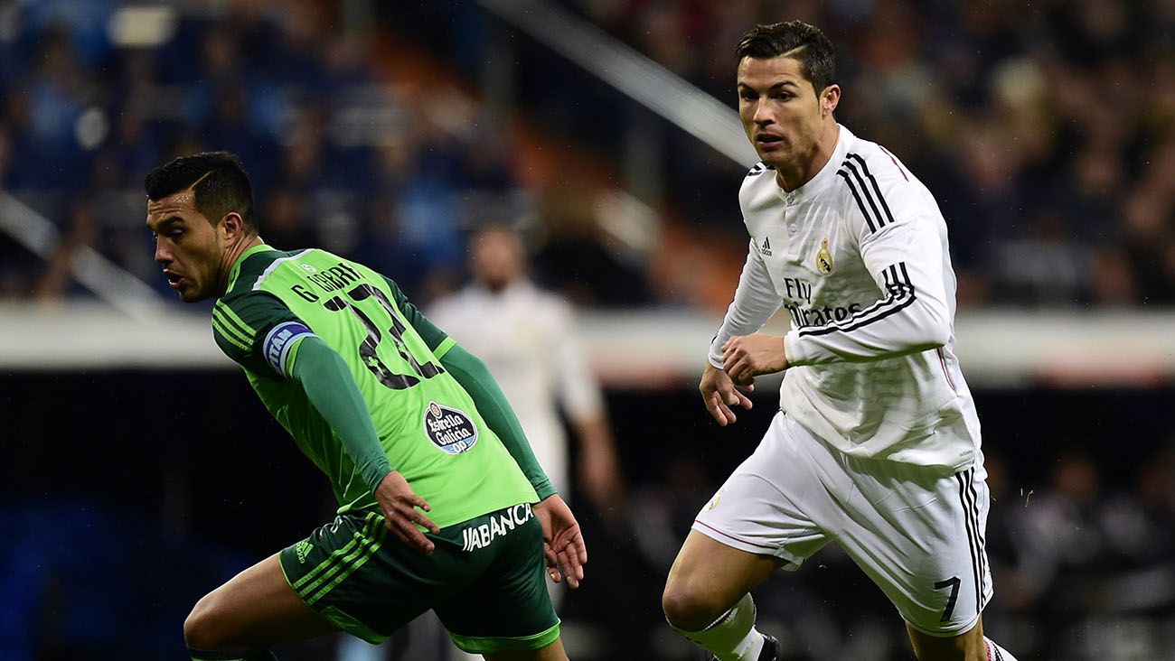 Cristiano Ronaldo durante el Real Madrid  - Celta de Vigo de 2014