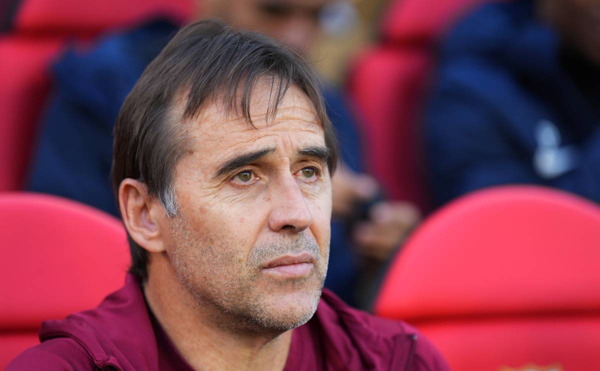 Julen Lopetegui, during the Ray-Seville