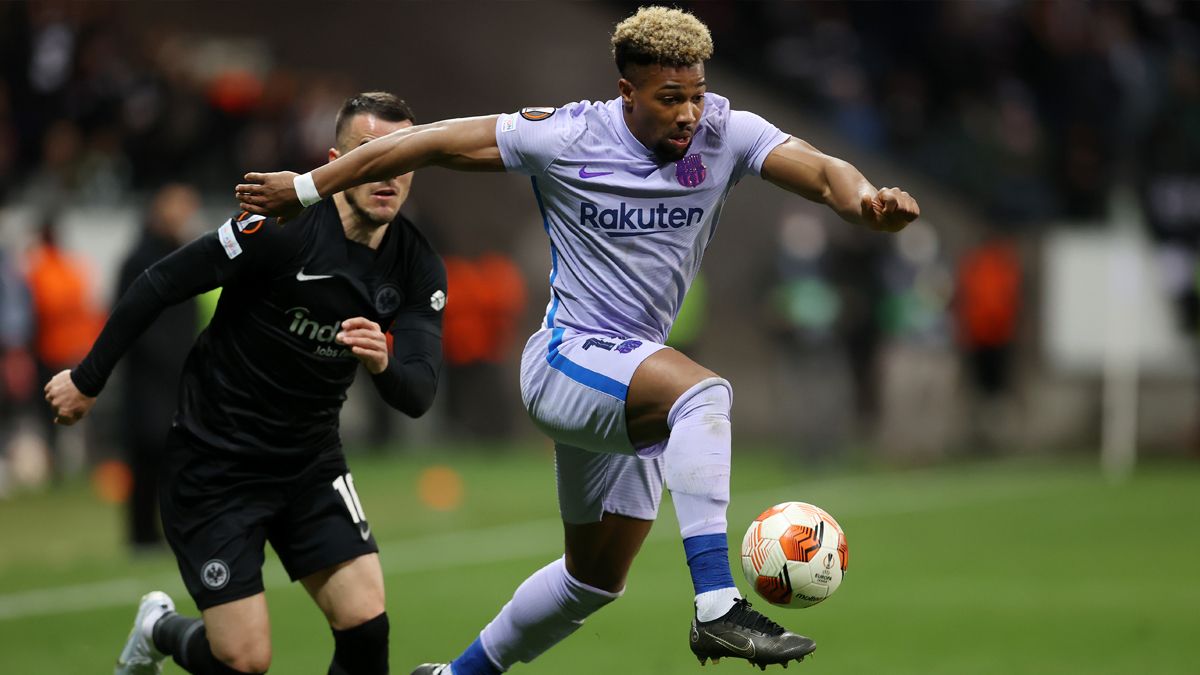 Adama Traoré in the match against Eintracht