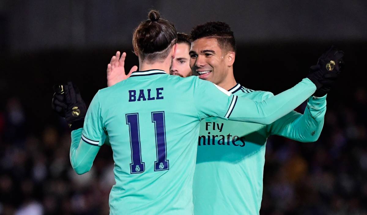 Casemiro y Bale, en un partido del Madrid
