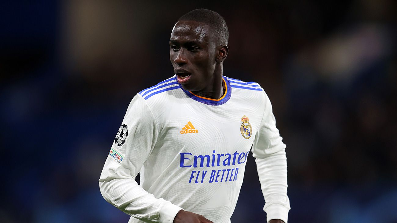 Ferland Mendy con el Madrid