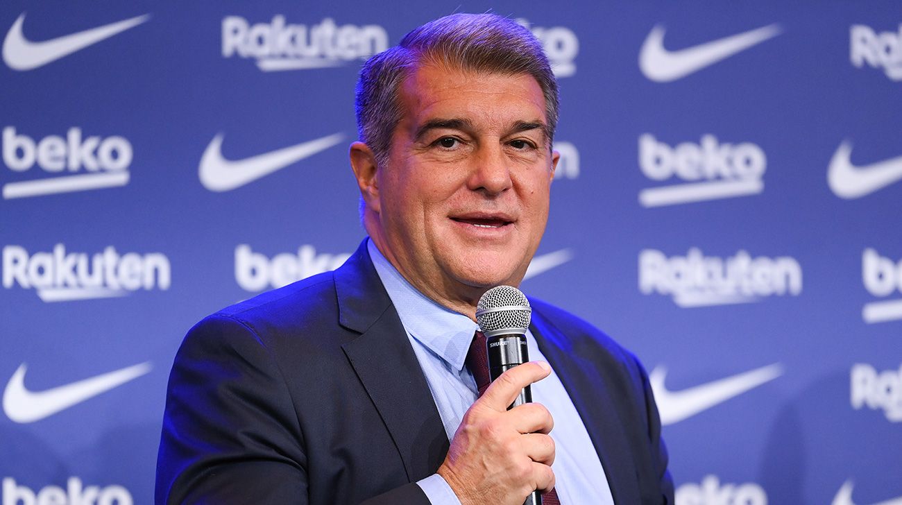 Joan Laporta, presidente del FC Barcelona